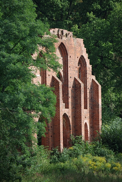 Südfassade des Westflügels, Zisterzienser-Nonnenkloster Boizenburg (Uckermark)