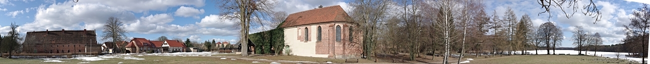 Kloster Himmelpfort, das Urlaubsziel im Norden der Mark Brandenburg: Klostergelände (Aufnahme Anfang 2010)